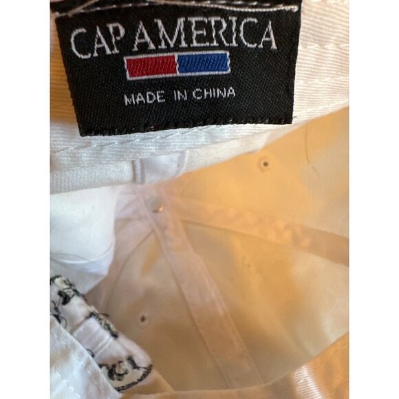 Union Hall Cincinnati 1310 Vine Cap America White Adjustable Baseball Hat - Picture 5 of 6